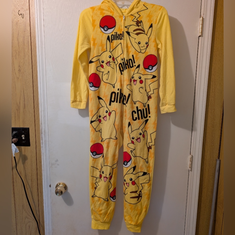 Yellow Pikachu Kids One Piece